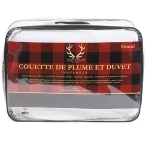WHITETAIL FEATHER Feather And Down Fill Luxury Cotton Comforter
